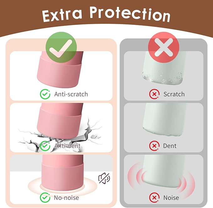 2PCS Silicone Water Bottle Boot, Compatible with Owala 24oz 32oz 40oz, Protective Anti-Scratch & Anti-Dent No Noise Sleeve Cover for FreeSip/Twist/Flip Water Bottles (Sugar High, 24oz)