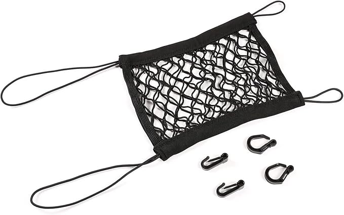 Car Seat Storage Hanging Bag Fit Toyot@a FJ Cruiser 2007-2021 Car Mesh Organizer Front Seat Hanging Car Organizers Storage Netting Pouch Seat Back Net Bag Mesh Backseat Organizer with Hook Accessories