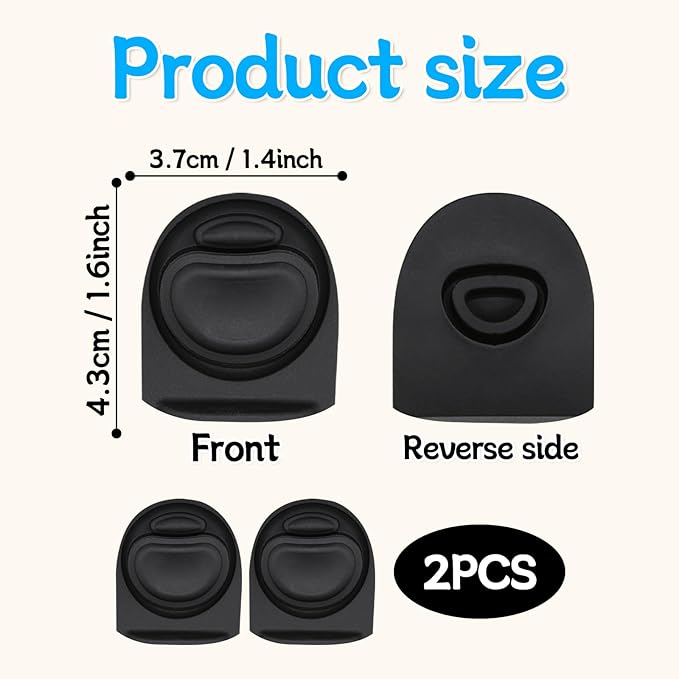 2 Pcs Replacement Rubber Seal Stopper Compatible with Owala FreeSip,Water Bottle Top Gasket Lid for Owala 16/19/24/32/40oz Bottle Mouth Cap Silicone Stoppers Parts Insert Accessories 2PB-4