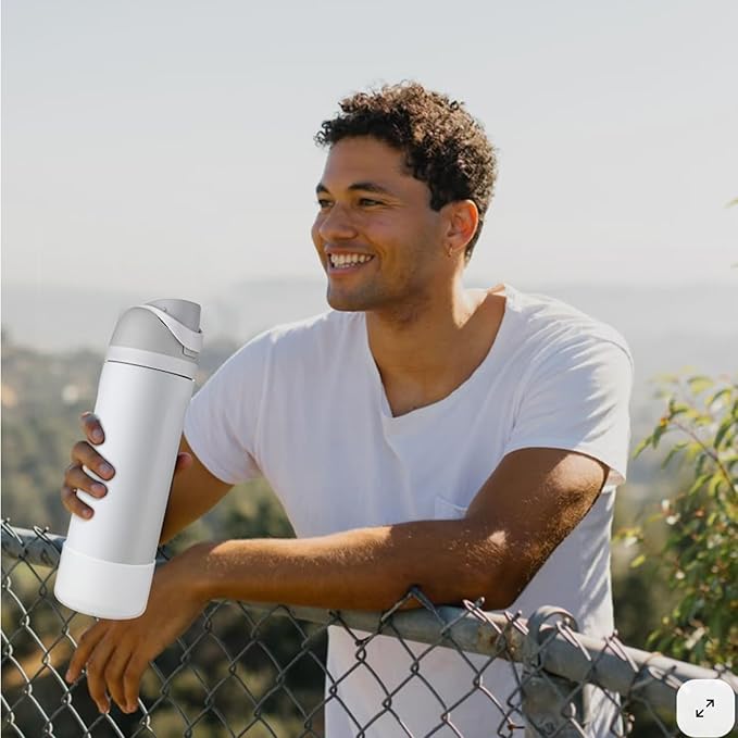 2PCS Silicone Water Bottle Boot, Compatible with Owala 24oz 32oz 40oz, Protective Anti-Scratch & Anti-Dent No Noise Sleeve Cover for FreeSip/Twist/Flip Water Bottles (Transparent, 24 Ounces)