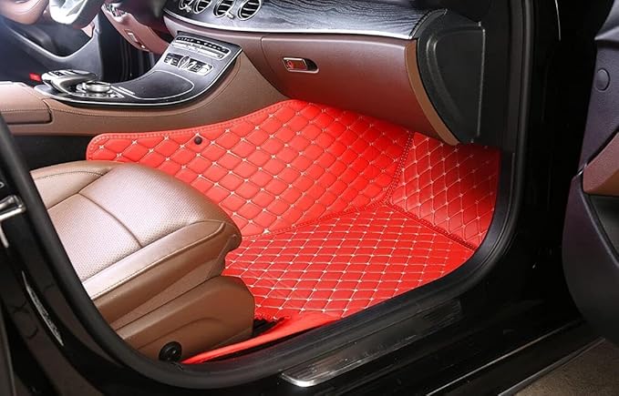 Custome Car Mats Accessories All Weather Floor mats Compatible with Automotive Floor Mats Passenger car mats (Purple)