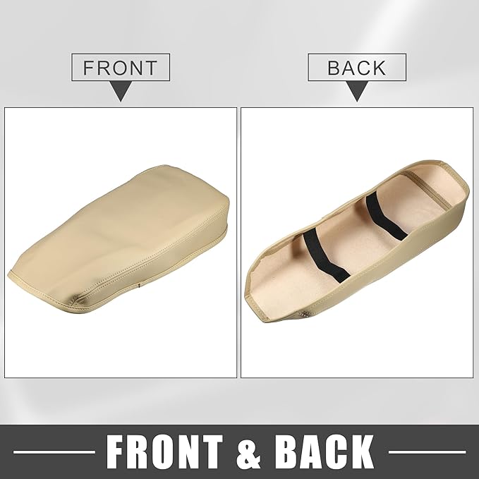 Car Center Console Pad Waterproof Armrest Seat Box Cover Protector for Lexus ES330 ES350 2005-2009 Beige