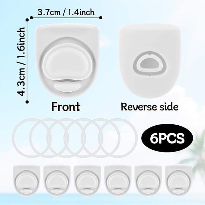 6 Sets Replacement Stopper and O Ring Gasket Compatible with Owala FreeSip 24oz 32oz,Water Bottle Lid Insert Cap Rubber Seal Parts for Owala 16/19/24/32/40oz Mouthpiece Accessories Z6S2