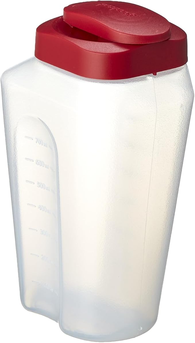 GoodCook 1 Quart Bottle – BPA Free Mixing Pitcher with Lid, Snap Lock Easy Pour Lid, Drink Containers for Fridge, Liquid Storage Container, Jugs for Drinks, Plastic Bottles with Lids