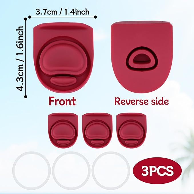 3 Sets Replacement Seal Stopper and O Ring Gasket Compatible with Owala FreeSip 24oz 32oz,Water Bottle Lid Insert Cap Rubber Seal Parts for Owala 16/19/24/32/40oz Mouth Piece Accessories Z3K5