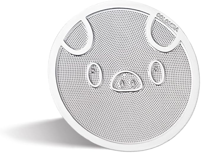 51mm Espresso Puck Screen, 0.4mm Ultra Thin Espresso Puck, Metal Reusable Coffee Filter for 51mm Espresso Portafilter Basket - 316 Stainless Steel(Piggy)