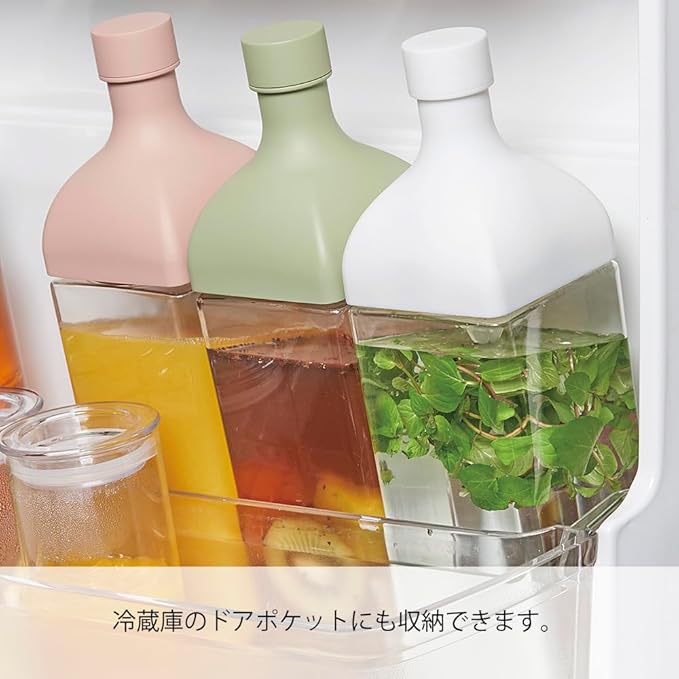 Hario "Ka-Ku" Cold Brew Tea Bottle, 1200ml, White