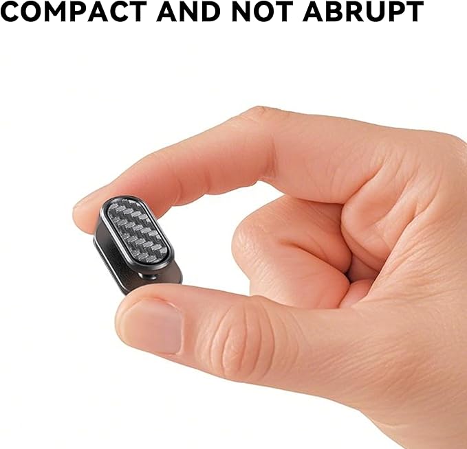 4 PCS Car Mini Hooks, Strong Self-Adhesive Backseat Hangers, Universal Hook Stickers for Key Charging Cable Earphone Car Interior Accessories (Carbon Fiber)