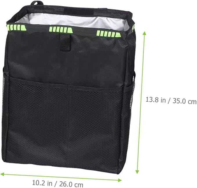 Waterproof Car Backseat Organizer Cup Holder and Trash Can Multi-Functional Storage Bag for SUVs and Trucks for Family Travel