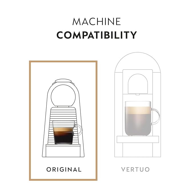 Nespresso Capsules Original Line, Capriccio, Medium Roast Espresso Coffee, 50 Count Coffee Pods