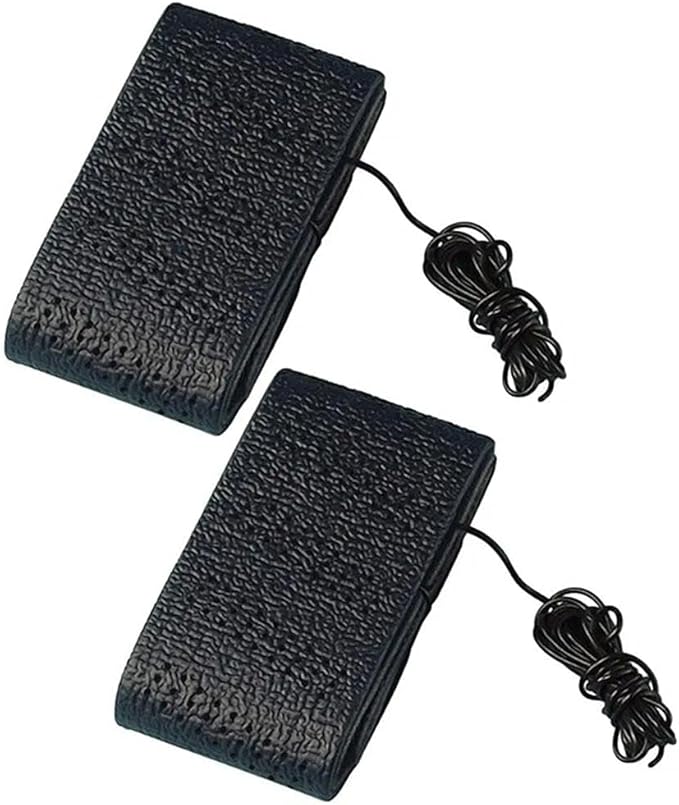 2 Black Lace-On Cover Grip Steering Wheel Stretch Vehicle Auto Classic Accessory, Variable