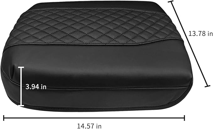 Xaido Center Console Armrest Cover for Chevy Silverado/GMC Sierra 2019-2026 & Tahoe/Suburban/Yukon 2021-2026, Bucket Seat Console Arm Rest Cushion Protective