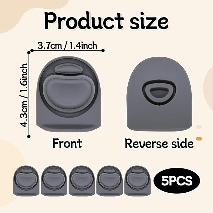 5pcs Replacement Stopper Seal Compatible with Owala FreeSip 24oz 32oz,Water Bottle Lid Insert Cap Rubber Seal Parts for Owala 16/19/24/32/40oz Spout Gasket Mouth piece Accessories F1