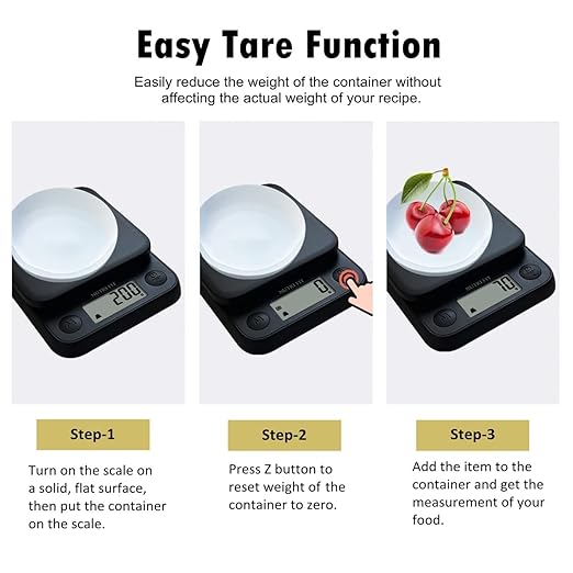 Food Scale Kitchen Scale Weight Grams and Ounces Small Digital Scale for Weight Loss Baking Cooking Coffee of NUTRI FIT, Max 11lb 0.5g Increment, LCD Smart Tare, Easy to Use for Travel, AAA Battery