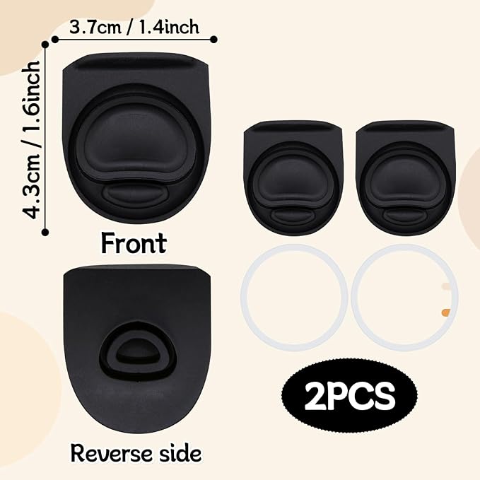 2 Sets Replacement Stopper and O Ring Gasket Compatible with Owala FreeSip 24oz 32oz,Water Bottle Lid Insert Cap Rubber Seal Parts for Owala 16/19/24/32/40oz Mouthpiece Accessories F6