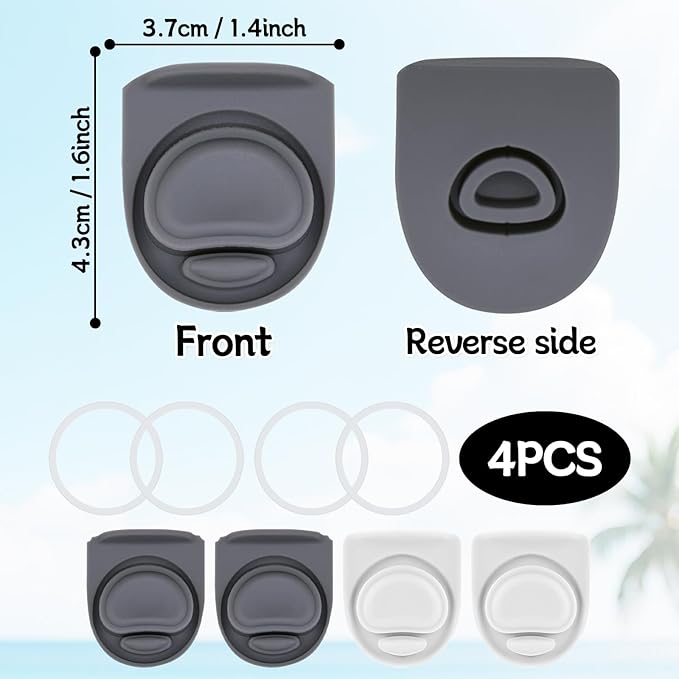 4 Sets Replacement Seal Gasket Stoppers for Owala Freesip Cap Mouth,Silicone O Sealing Ring Parts Water Bottle Top Lid Accessories for Owala Freesip 16/19/24/32/40oz 4p1-a07