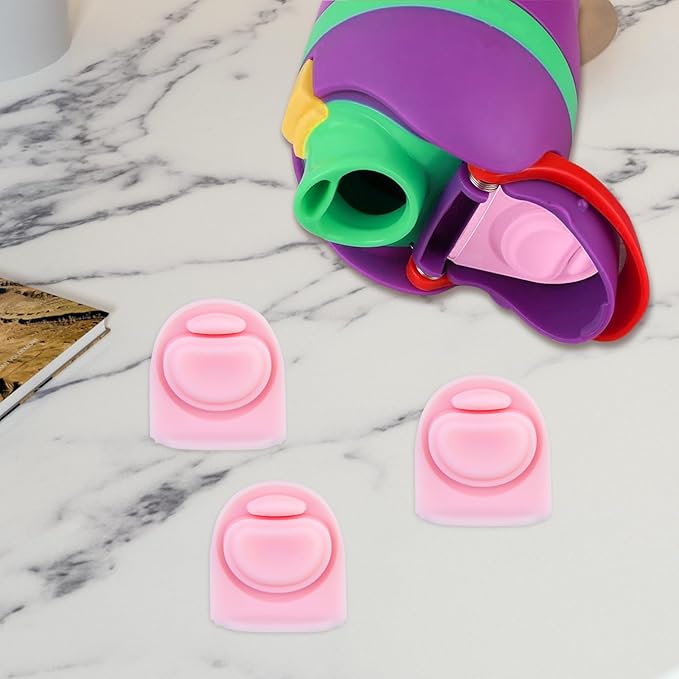 3pcs Replacement Rubber Stopper Seal Compatible with Owala FreeSip 24oz 32oz,Water Bottle Lid Cap Silicone Seal Parts for Owala 16/19/24/32/40oz Spout Gasket Mouthpiece Piece Accessories F3
