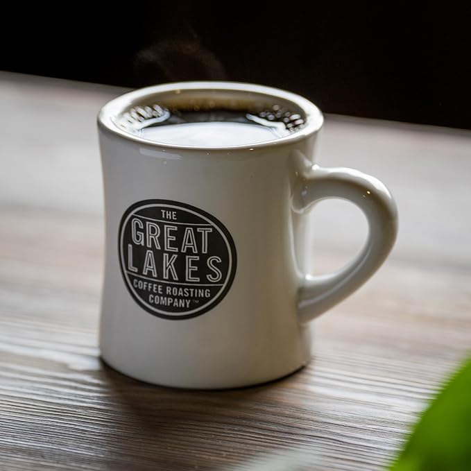 Great Lakes Medium Roast Whole Bean Coffee, Motor City Signature Blend, Farmer Direct Sourced from Brazil, Columbia, and Guatemala, 12 Ounces