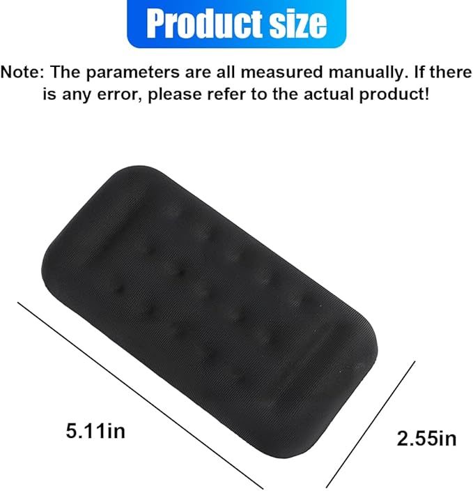 Car Arm Rest Elbow Pad, Memory Foam Auto Door Armrest Cushion, Soft Comfortable Support Pad for Relieve Elbow Fatigue, Universal Vehicle Interior Center Console Armrest Accessory (1PC)