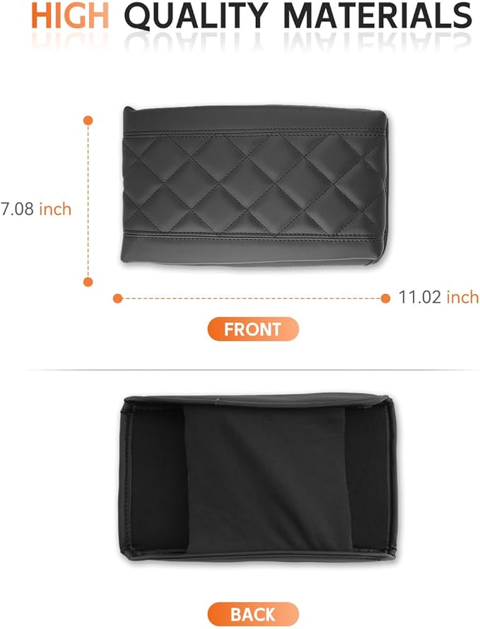 CDEFG for 2022-2025 2026 Hyundai Santa Cruz Center Console Cover Armrest Box Cover for Santa Cruz Pickup (SE, SEL, SEL Activity, XRT, Limited) Accessories Console Arm Rest Protector