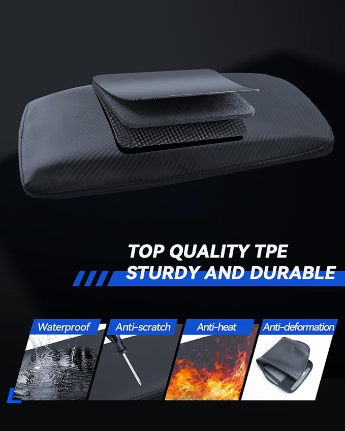 Armrest Cover for Mazda CX-30 2020 2021 2022 2023 2024 2025 Accessories Center Console Middle Lid Pad Protector for Car Elbow Rest