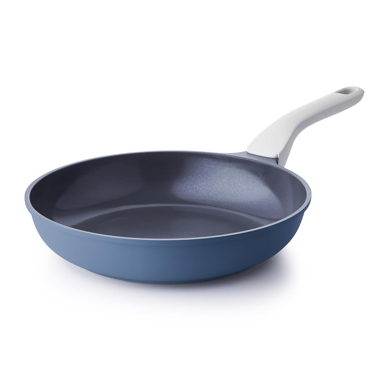 PRICUSIS Nonstick Ceramic Frying Pan, 8/10/12 Inch Non Toxic Skillet, Egg & Omelet & Chef's Pan, Induction Compatible & Oven Safe, Dishwasher Safe,PTFE PFAS & PFOA Free (8-Inch, Gray)