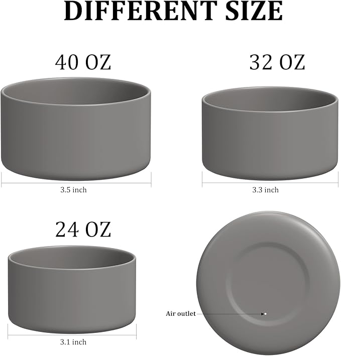 Silicone Boot for Owala Water Bottle 24/32/40 oz, Anti-Slip Protective Sleeve for FreeSip/Twist/Flip Water Bottles, BPA Free, Bottom Bumper Cover Protects Water Bottles from Scratches
