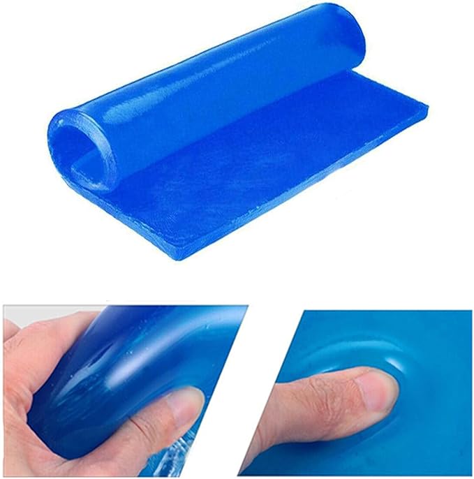 Motorcycle Seat Gel Pad Car Driver Seat Cushion Shock Absorption Mats Reduce Fatigue Comfortable Soft Cooling Gel Pad Cool DIY Pad Office Chair Seat Cushion Motorcycle Seat Foam(48 x 35 x 1cm)