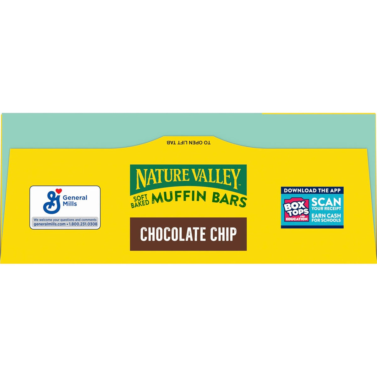 Nature Valley Soft Baked Muffin Bars, Chocolate Chip, Snack Bars, 10 Bars, 12.4 oz