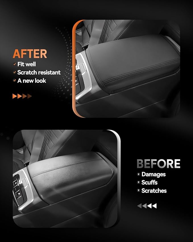 CDEFG for 2025 2026 Hyundai Tucson Center Console Cover Armrest Cover for 2022-2026 Tucson Accessories Arm Rest Protector Fit Pickup Version