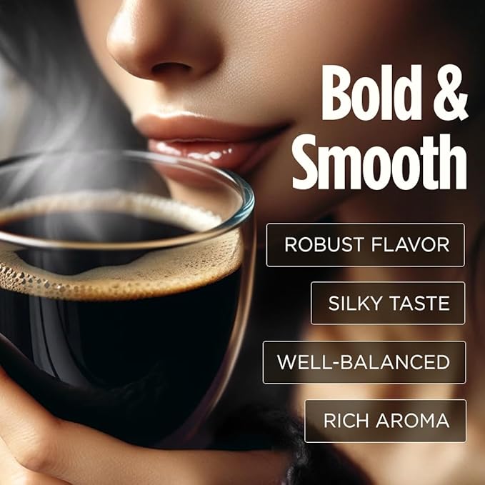 VitaCup Extra Shot Strong Coffee Pods, Bold & Intense Dark Roast w/Espresso Shot, High Caffeine, Vitamin B12, Antioxidants, Single Serve Pod Compatible with Keurig K-Cup Brewers, 64ct
