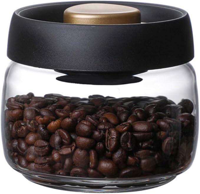 Vacuum Coffee Canister Food Storage Container Food Storage Containers Coffee Containers Clear Glass Jar
