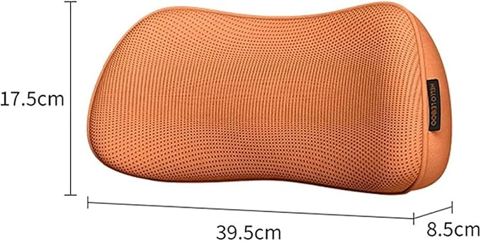Car Fit for Seat Lumbar Ergonomic Waist Pillow Waist Cushion Breathable Lumbar Support Vehicle Office Car Accessories(Black)