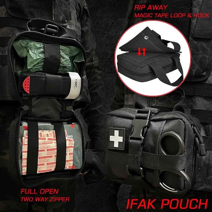 Car Truck Seat Back Organizer Tactical Molle, Upgrade Tactical Vehicle Panel Organizer with 5 Detachable Molle Pouch, Universal Fits for Most of Vehicle (Tan)