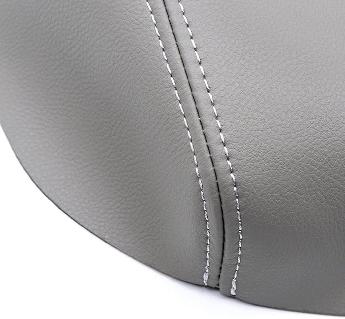 FZJDSD Gray Center Console Cover Armrest Cover Replacement Compatible with Honda Pilot 2009 2010 2011 2012 2013 2014 2015(The Leather Part Only)