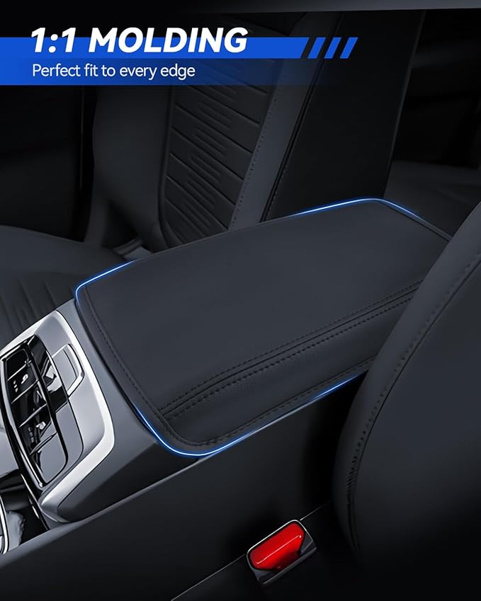 Armrest Cover for 2022 2023 2024 2025 2026 Hyundai Tucson (SE/SEL/SEL Convenience/XRT/N Line/Limited) Accessories Center Console Middle Lid Pad Protector for Car Elbow Rest