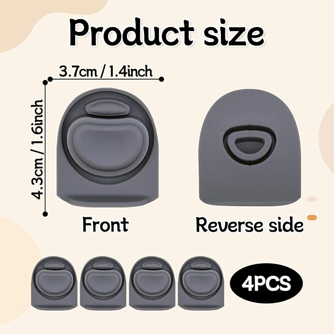4pcs Replacement Stopper Seal Compatible with Owala FreeSip 24oz 32oz,Water Bottle Lid Insert Cap Silicone Seal Parts for Owala 16/19/24/32/40oz Spout Gasket Mouth piece Accessories F1