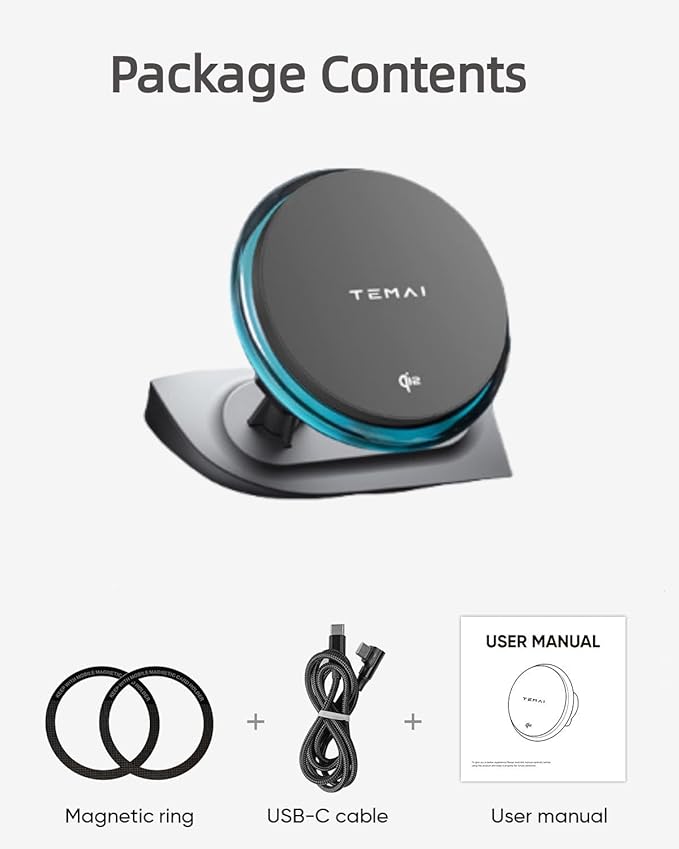 for Tesla Phone Mount Model 3 Highland 2024-2025 & Model Y Juniper 2025, 15W Qi2 Wireless Charger Strong Magnetic Holder, Fixed Driver Left Air Vent for 4-6.9" Smartphones, Anti-Slip
