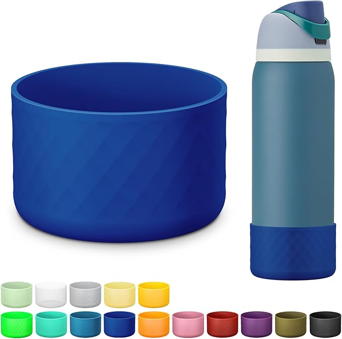 Silicone Boot for Owala Water Bottle 24 oz 32 oz 40 oz, Anti-Slip Protective Sleeve for FreeSip/Twist/Flip Stainless Steel Water Bottles Accessories