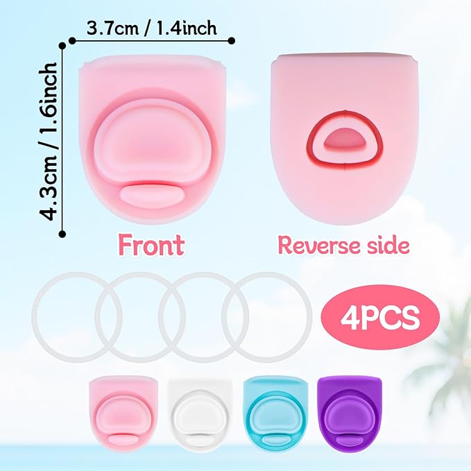4 Sets Replacement Rubber Stopper and O Ring Gasket Compatible with Owala FreeSip 24oz 32oz,Water Bottle Lid Insert Cap Seal Parts for Owala 16/19/24/32/40oz Mouthpiece Accessories Z4K15