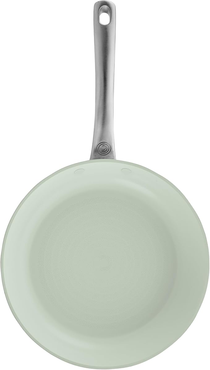 Circulon Halo with LaserDefense Ceramic Nonstick Cookware Set, 11-Piece Pots and Pans Set, Sage