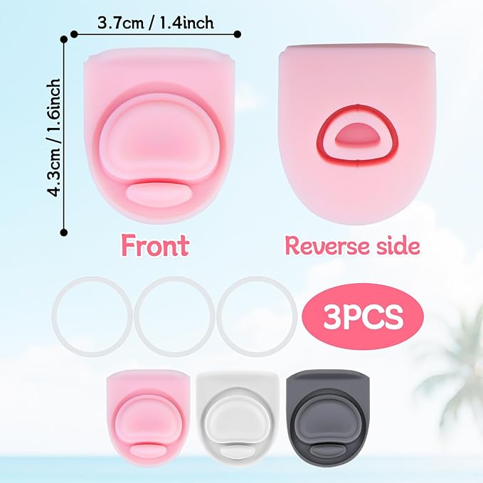 3 Sets Replacement Seal O Ring Gasket Stoppers for Owala Freesip Cap Mouth,Sealing Silicone Parts Water Bottle Top Lid Accessories for Owala Freesip 16/19/24/32/40oz