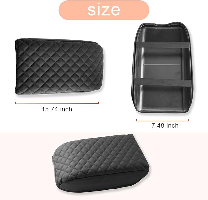 CDEFG for Honda Accord 2023-2025 2026 Center Console Cover Armrest Box Cover for Accord (LX,SE) Accessories Console Arm Rest Protector