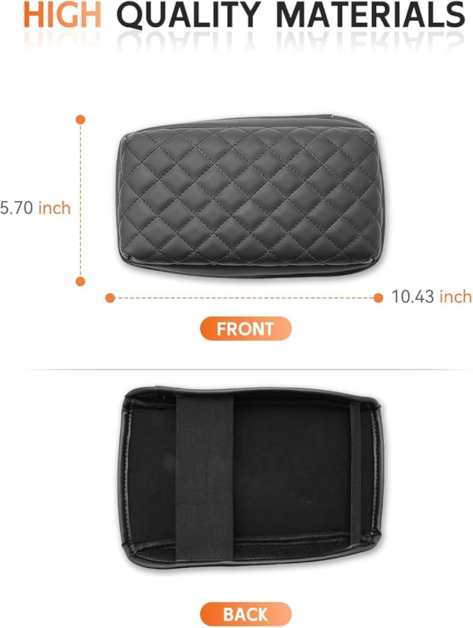 CDEFG for 2024-2025 2026 Hyundai Kona Center Console Cover Armrest Cover for Kona (SE, SEL, SEL Convenience, N Line S, N Line, Limited) Accessories Console Arm Rest Protector