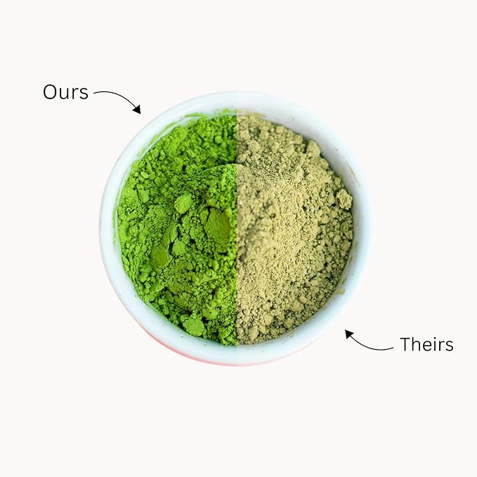 Matcha Sunday Ceremonial Grade Matcha - Kyoto, Japan - Finely Ground Green Tea Powder - Vibrant Green (30g/ 1.06oz) - Tin