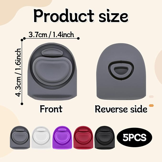 5pcs Replacement Stopper Seal Compatible with Owala FreeSip 24oz 32oz,Water Bottle Lid Insert Cap Rubber Seal Parts for Owala 16/19/24/32/40oz Spout Gasket Mouth piece Accessories F4