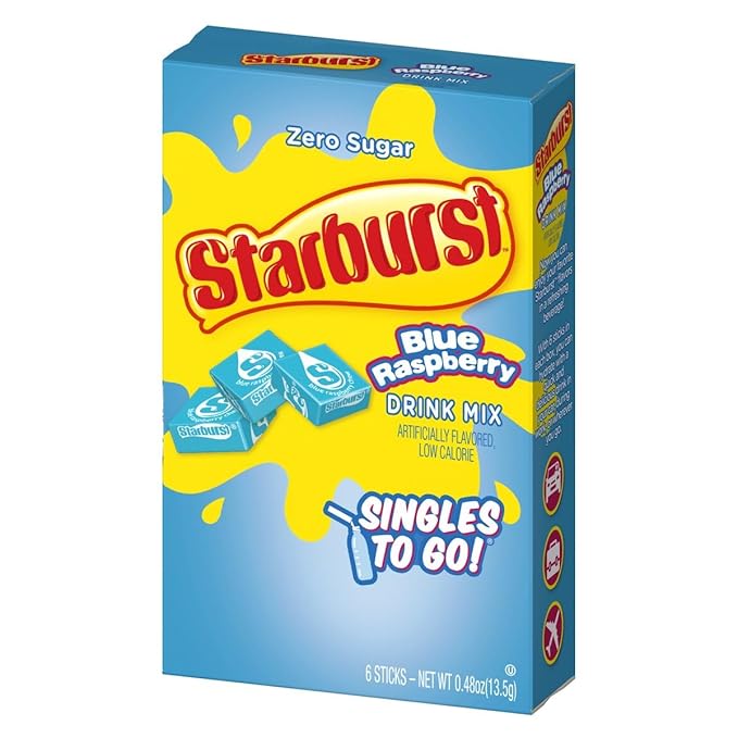 Starburst Singles to Go Variety Pack: All 5 Flavors (Raspberry, Cherry, Fruit Punch, Strawberry and Lemon) - 1 Box Each