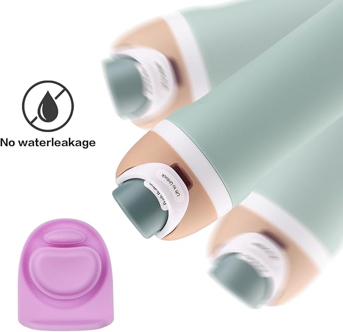 Joshey 4 Pack Rubber Seal Replacement Stopper, Compatible with Owala Freesip 24 oz 32 oz Bottle Spout Lid-Silicone Gasket Replacement Parts (Purple)