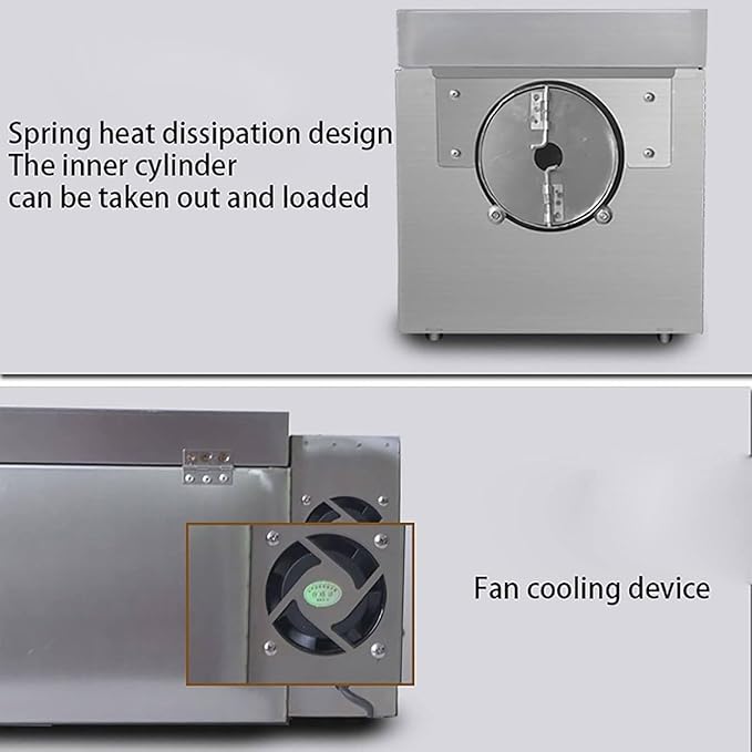 Coffee Roaster Machine, Stainless Steel Coffee Roaster Machine Electric Bean Roaster - Timing Temperature Adjustable for Baking Coffee, Chestnut, Grain,2000g