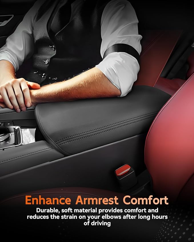 CDEFG for Mazda3 2019-2025 2026 Center Console Cover Armrest Cover for Mazda Mazda3 Accessories Arm Rest Protector Mazda3